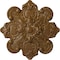 Ekena Millwork Katheryn Ceiling Medallion, Hand-Painted Smokey Topaz Crackle, 18 1/8"OD x 1 1/4"P CM18KASTC - alternate 1